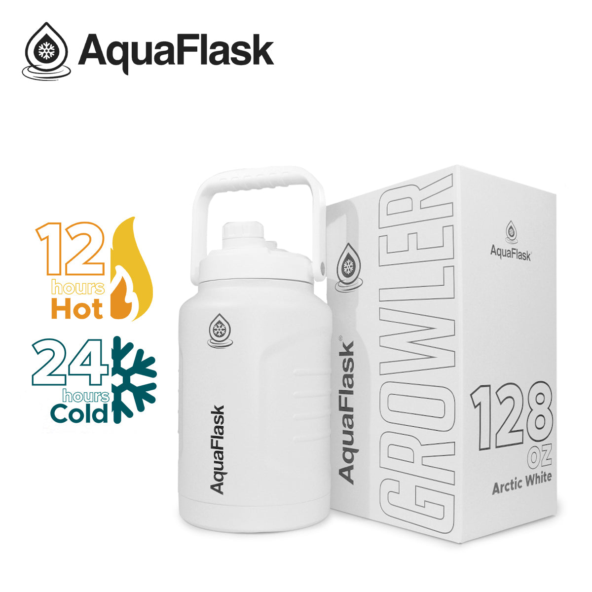 AquaFlask Original Vacuum Insulated Water Bottles 3785 ml (128 oz)