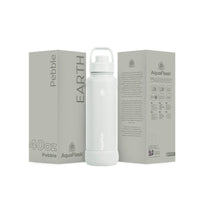 AquaFlask Earth Collection 40oz Insulated Stainless Steel Water Bottle – Hot & Cold, Leak-Proof, Reusable