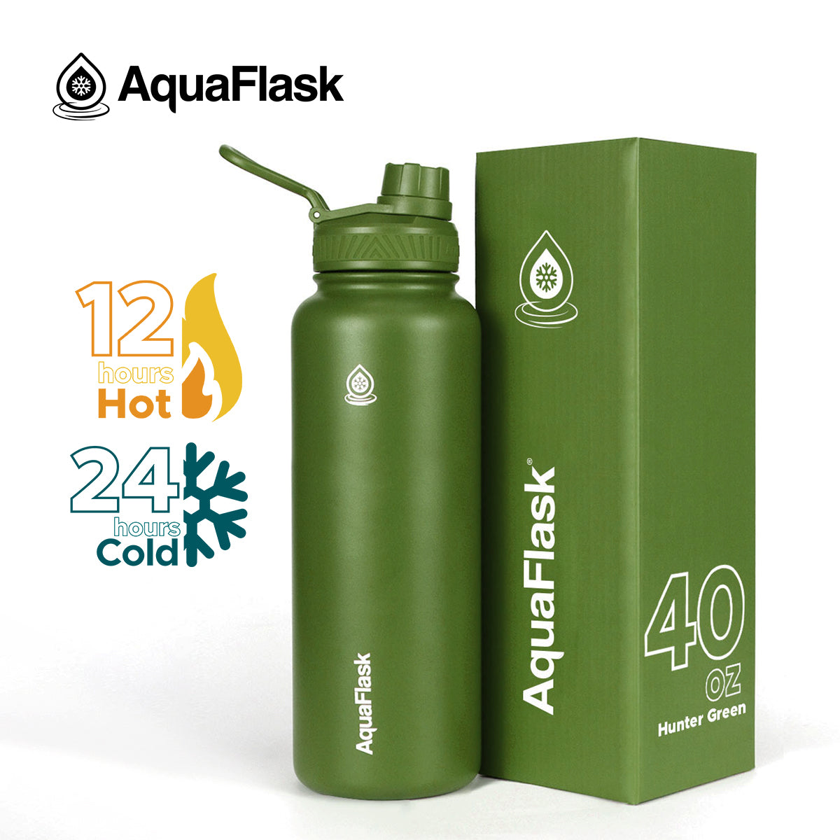 AquaFlask Original Vacuum Insulated Water Bottles 1080ml (40oz)