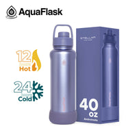 AquaFlask Stellar 40oz Insulated Water Bottle – Hot & Cold Stainless Steel Flask