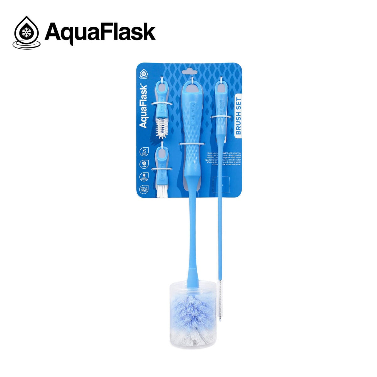 AquaFlask Brush Set – Easy Bottle Cleaner for Trek & Reusable Bottles