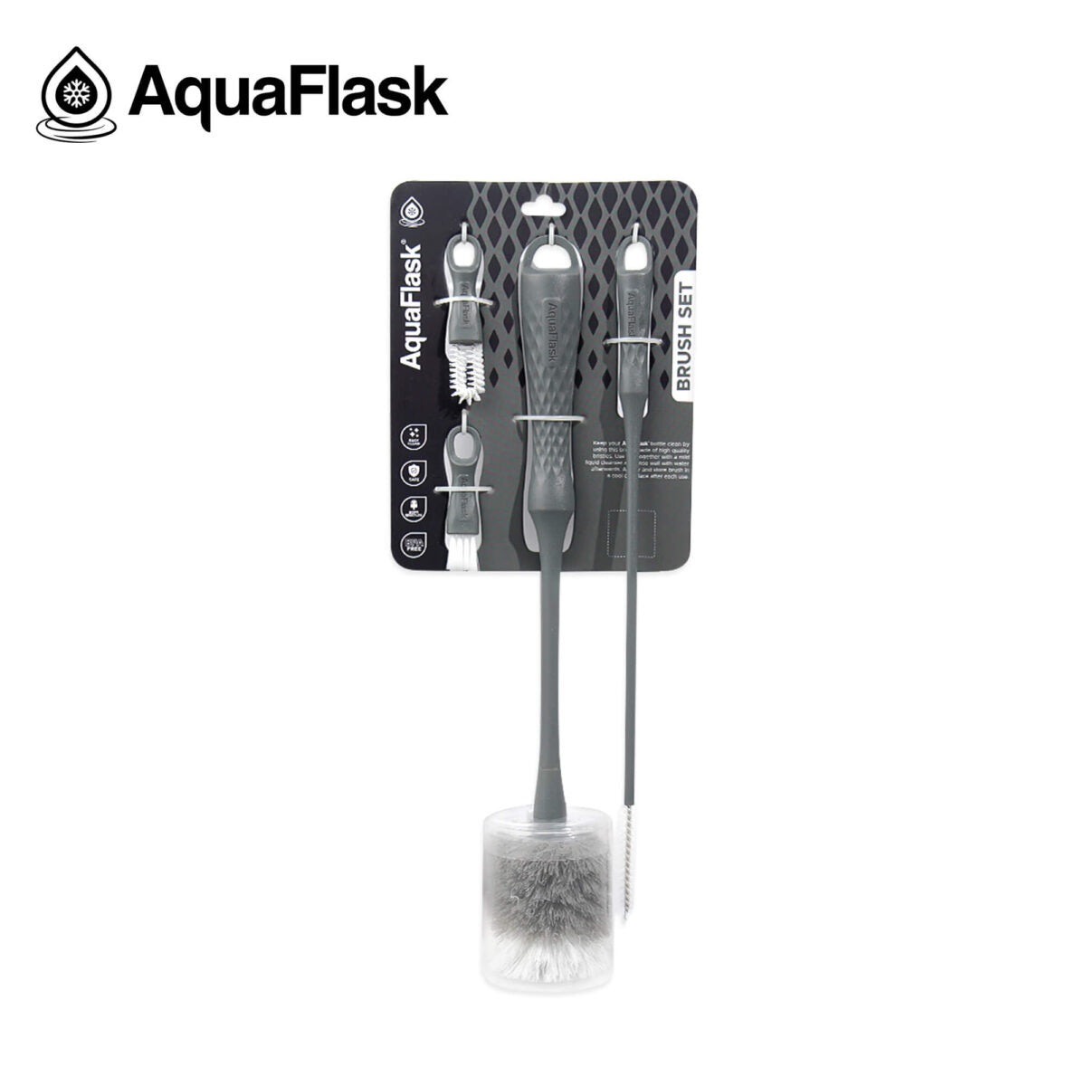 AquaFlask Brush Set – Easy Bottle Cleaner for Trek & Reusable Bottles