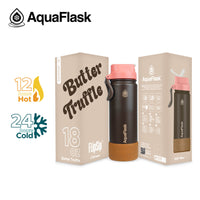 AquaFlask 18oz Colorwave Flip Sip - Butter Truffle