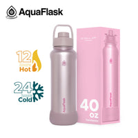 AquaFlask Stellar 40oz Insulated Water Bottle – Hot & Cold Stainless Steel Flask