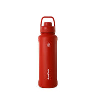 AquaFlask 1080ml (40oz) Stainless Steel Water Bottle with Sports Lid – Hot & Cold, Leakproof, BPA-Free
