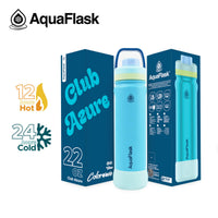 AquaFlask 22oz Insulated Water Bottle – Stainless Steel Thermal Flask | 24H Cold & 12H Hot | Leakproof BPA-Free