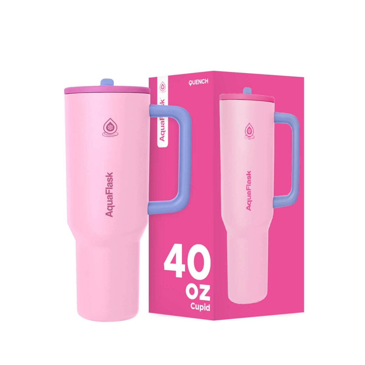 AquaFlask Quench 40oz Tumbler Cup with Handle