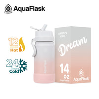 AquaFlask Dream Collection Flip Sip 14oz Insulated Water Bottle – Leakproof, BPA-Free, Thermal Flask for Hot & Cold Drinks