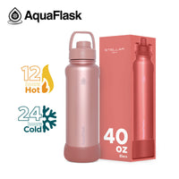 AquaFlask Stellar 40oz Insulated Water Bottle – Hot & Cold Stainless Steel Flask