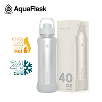 AquaFlask Stellar 40oz Insulated Water Bottle – Hot & Cold Stainless Steel Flask