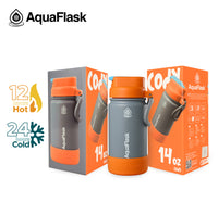 AquaFlask Kids FlipSip 414mL (14oz) Water Bottles
