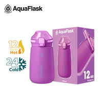 AquaFlask Kids Water Bottle 12oz – Mallows 2025 | Insulated, Leakproof, BPA-Free