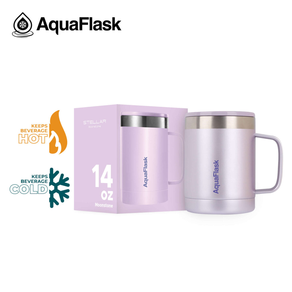 AquaFlask Stellar Mug (14oz) – Premium Insulated Coffee Mug