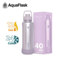 AquaFlask Stellar 40oz Insulated Water Bottle – Hot & Cold Stainless Steel Flask