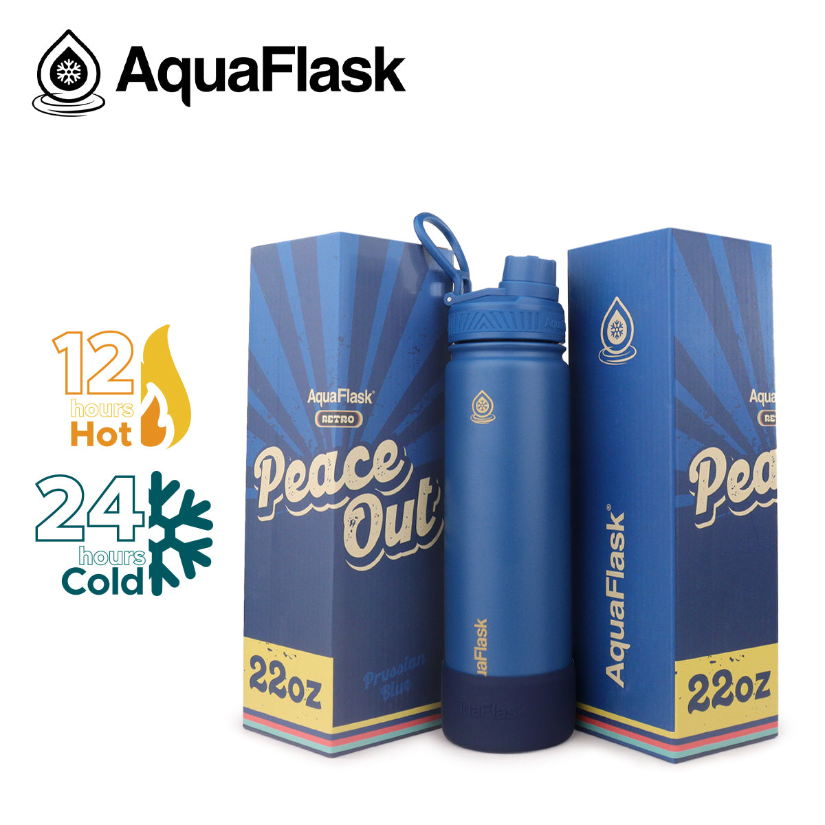 Aquaflask Retro Collection 22oz - Limited Edition Colors
