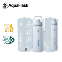 AquaFlask 18oz Insulated Water Bottle – Cold 24H / Hot 12H | Leakproof BPA-Free Flask