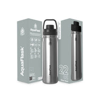 AquaFlask Sports Bottle 650ml (22oz) – Vacuum Insulated, Leak-Proof, BPA-Free