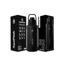 AquaFlask 935mL (32oz) Vacuum Insulated Bottle – Stainless Steel, Leak-Proof