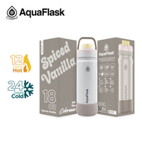 AquaFlask 18oz Insulated Water Bottle – Colorwave Chill Vibes 2025 | 24H Cold & 12H Hot