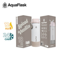 AquaFlask 18oz Colorwave Flip Sip - Spiced Vanilla