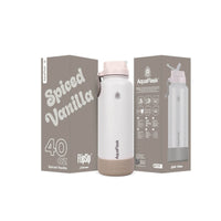 AquaFlask Colorwave 40oz Flip Sip Bottle – Insulated Stainless Steel Water Flask