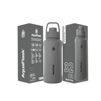 AquaFlask 935mL (32oz) Vacuum Insulated Bottle – Stainless Steel, Leak-Proof