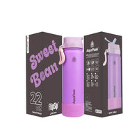 AquaFlask (22oz) Colorwave Flip Sip Insulated Water Bottle Double Wall Stainless Steel Hot & Cold